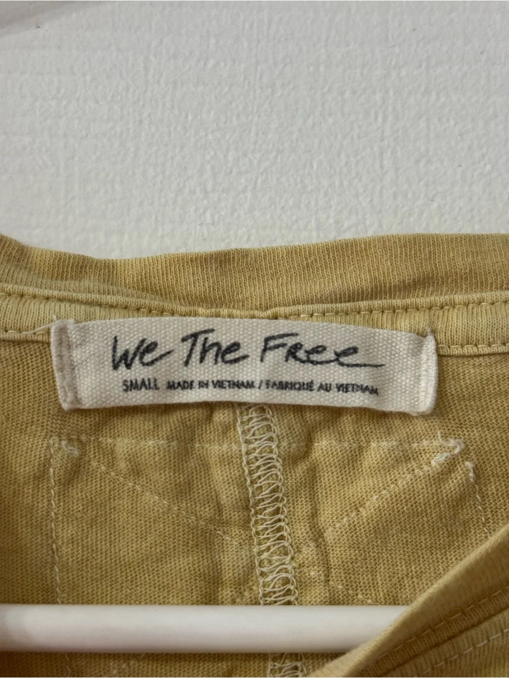 We The Free Washed Mustard Crewneck Tee - Picture 2 of 5
